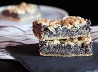 Vegane Mohn-Streusel-Schnitte